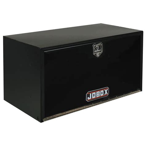 jobox long black steel underbed truck box|black steel underbed box.